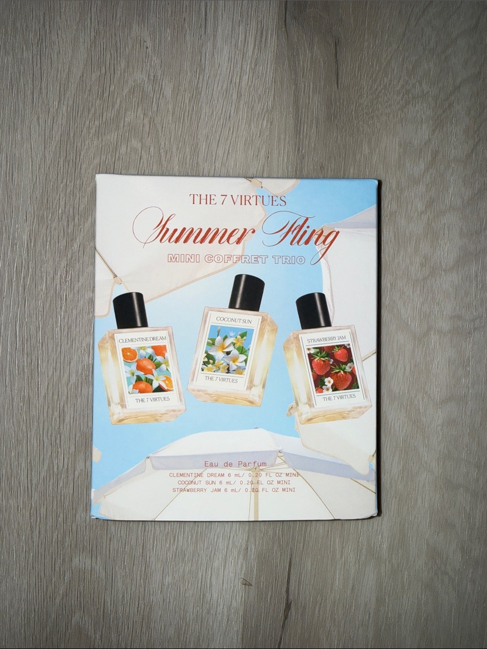 The 7 Virtues Summer Fling Mini Coffret Trio